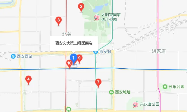 西交大一附院地铁怎么去（西安交通大学第二附属医院地铁站）2
