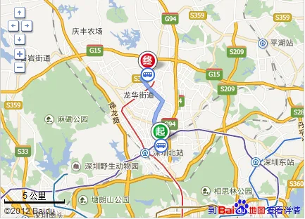 从深圳站到明治地铁站乘坐几号线（从明治到坳背地铁站）