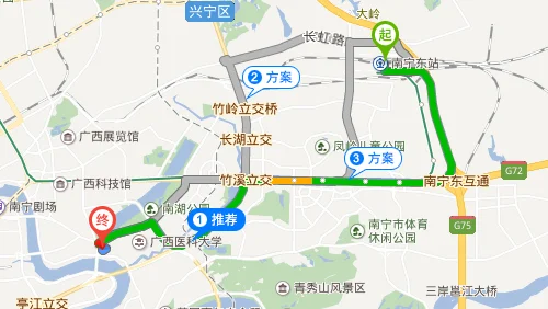 南宁东站坐地铁到哪个站离医科大学附属一院最近（南宁地铁南宁火车站到医科大东院）2