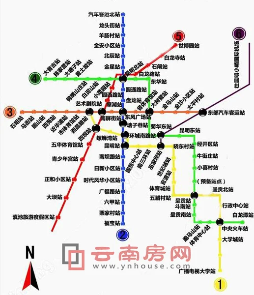 昆明地铁各线路运行时间（昆明2号地铁路线时间）2