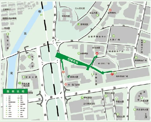 求一张武汉地铁站站的平面图(地铁站平面图简化图)3