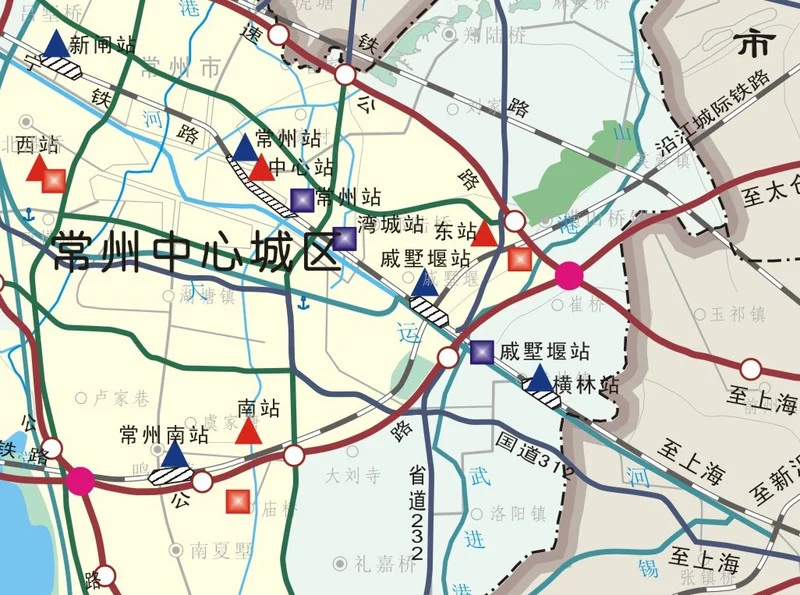 沿江城际铁路常州市最新规划有哪几个站（沿江城际铁路线路图）3