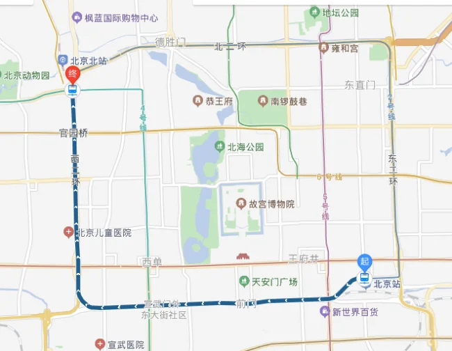从北京北站到北京站坐地铁、公交怎么走分别要用多长时间（北京站到北京北站怎么坐地铁多长时间）