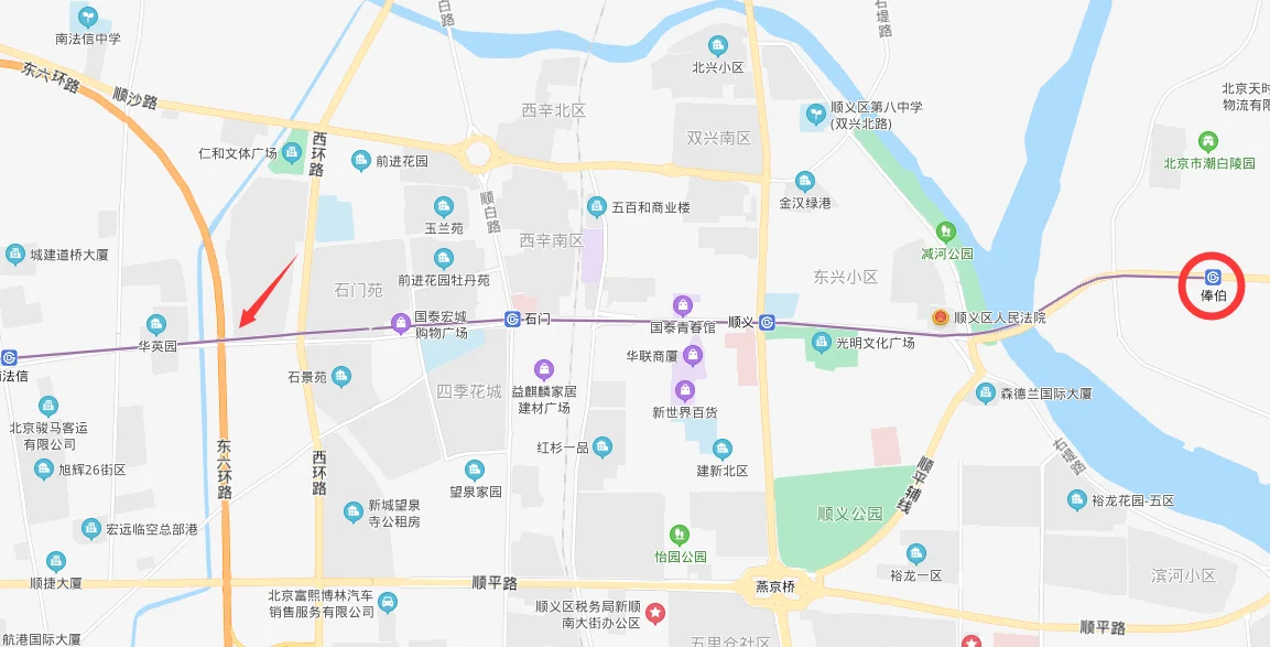 北京火车站到俸伯地铁路线（北京地铁俸伯站周边有什么）