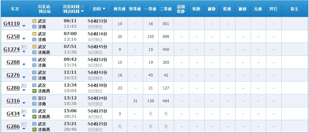 G56次高铁几点到曲阜东（武汉到曲阜东高铁）
