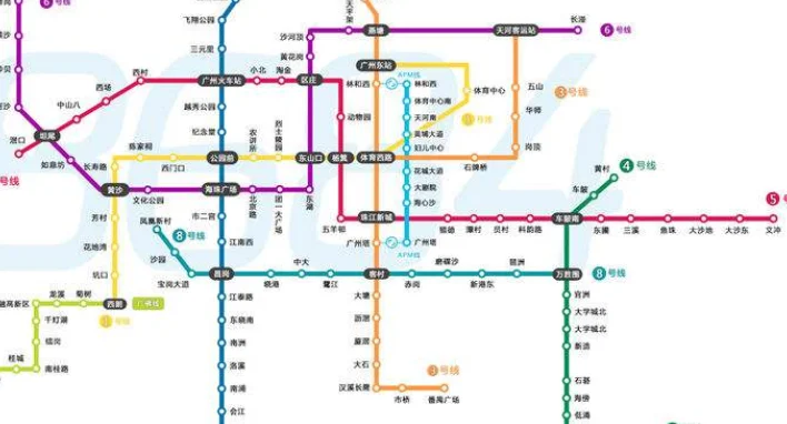 广州地铁广佛线在哪里可以换5号线（广州地铁沙园广佛线）