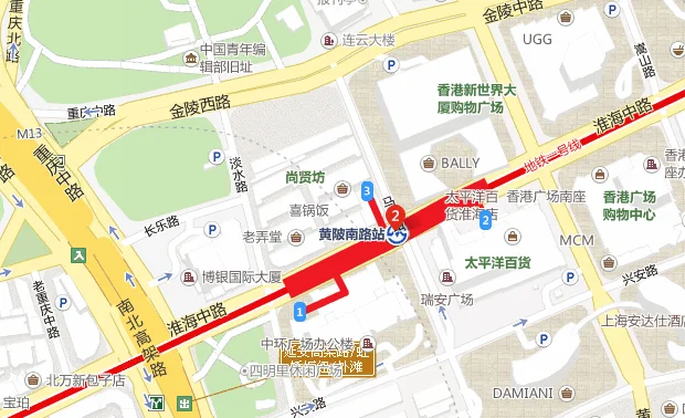 黄陂南路地铁站有几个出口去马当路从哪个出口出来（黄陂南路地铁站有几个出口）3