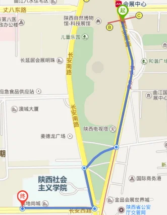 西安地铁丈八东路口是几号线的哪个出口（西安的会展中心地铁站哪个口有直梯）2