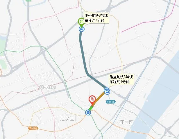 武汉地铁从王家墩站到哪一站转8号线（光谷广场到塔子湖地铁怎么走）