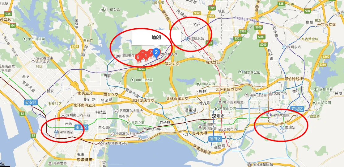 到深圳火车站的地铁怎么坐（塘朗地铁站到深圳火车站）2