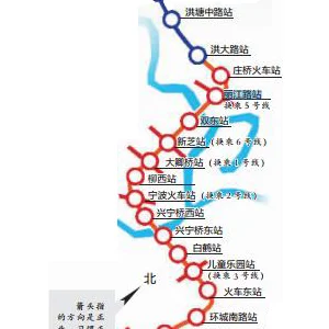 宁波地铁四号线路线（宁波市轨道交通4号线勘察）7