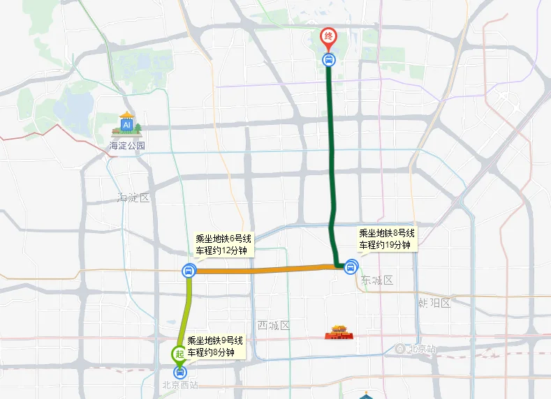 北京地铁从前门到奥林匹克公园路线是什么（北京地铁到奥林匹克森林公园）