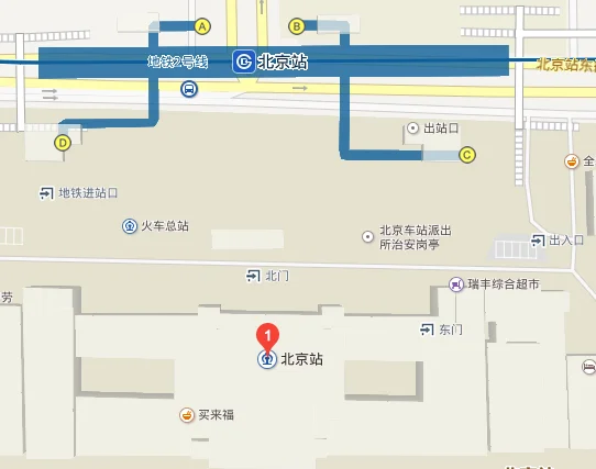 从北京站出来怎么找地铁2号线的进站口（从火车站北京站怎么到地铁口）