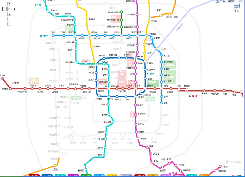 北京地铁线路图（下载北京地铁路线图）
