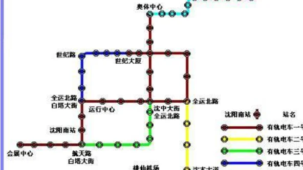 沈阳地铁三号线线路图（沈阳轨道交通图高清）2