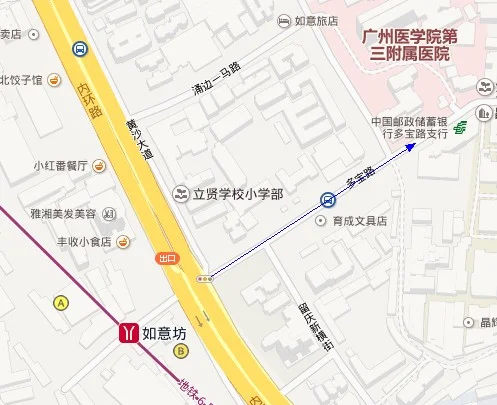 广州地铁六号线如意坊站以后为换乘站（广州如意坊地铁站出口信息）