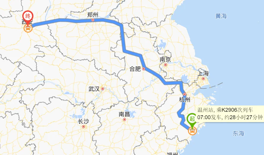 青藏铁路的行径路线（崇凭铁路路线）3