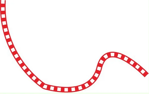 ppt中如何画出铁道线(简笔铁路线)3