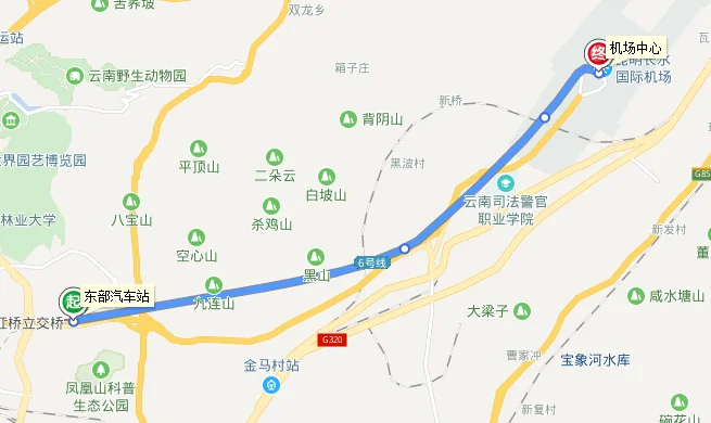 昆明地铁6号线可以直接到达长水机场吗（市体育中心地铁站到长水机场）3