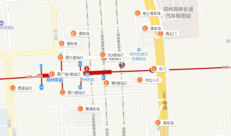 郑州火车站地铁口在哪(郑州火车站1号线地铁口路线)1