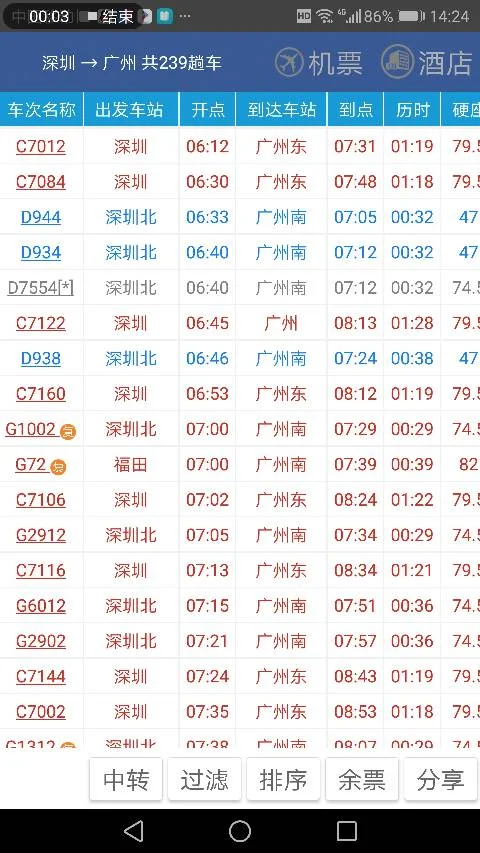 请问深圳到广州有高铁吗（深圳到广州的高铁）2