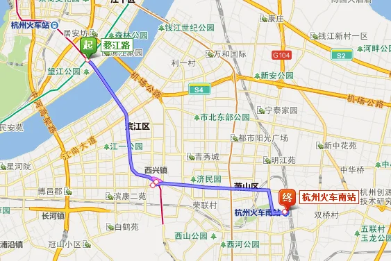 杭州地铁一号线途径哪几站(杭州婺江路地铁站到丁公桥如何坐车)