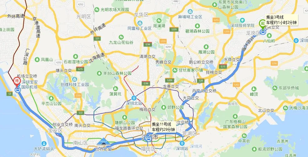 地铁怎么去深圳机场(太安站到宝安机场地铁)2