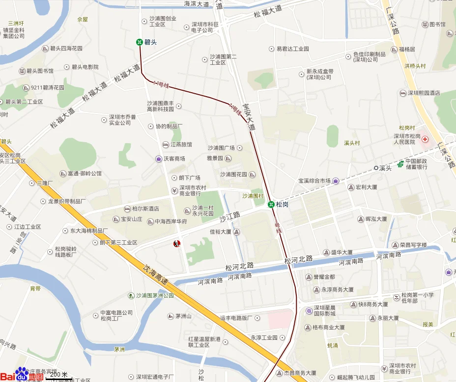 深圳地铁11号线松岗地铁站在什么位置(深圳松岗地铁站位置)