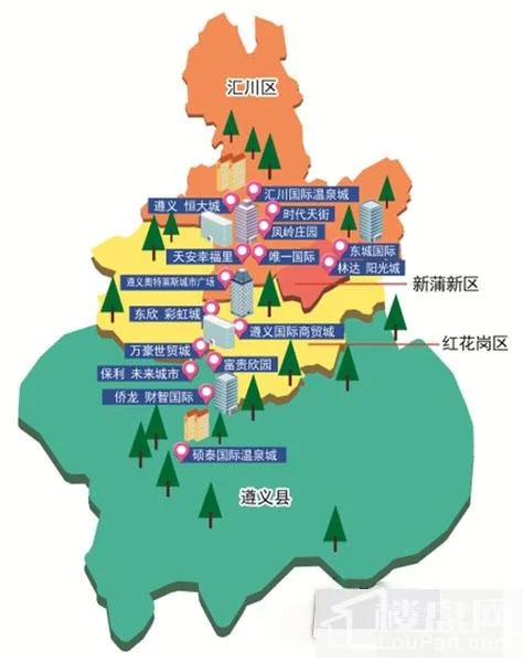 遵义轨道交通的1号线(遵义城市轨道交通)3