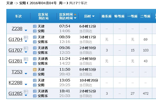 天津到安阳高铁途径多少车站（天津到安阳有高铁吗）3