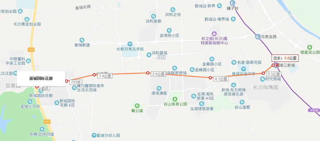长沙地铁总规划图(望城区未来5年地铁规划图)1