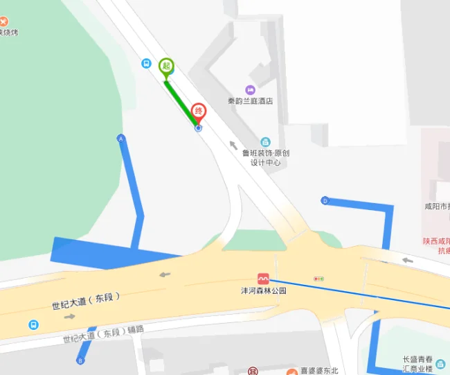 西安地铁一号线从哪个出口到咸阳可以坐35路车（西安地铁1号线沣河森林公园出口）3