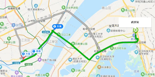 武汉火车站坐地铁到武胜路凯德广场怎麼坐捷运（武汉站到武胜路坐地铁）