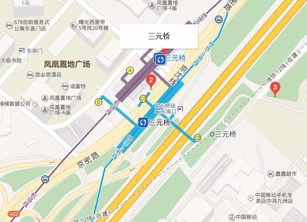 三元桥地铁站出口（地铁10号线三元桥B出口怎么样）