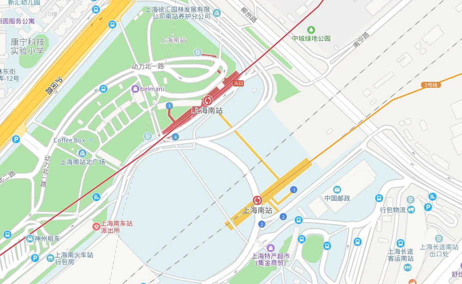 上海南站有地铁几号线（上海地铁的上海南站几号线）4