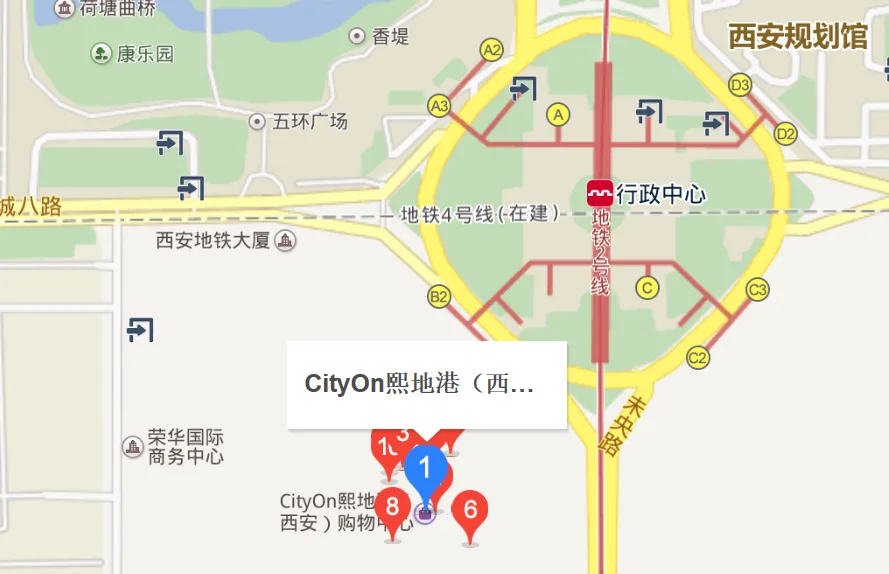 西安凤城八路熙地港地铁站到哪下(去西安熙地港的地铁)2