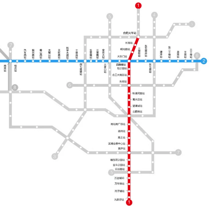 合肥2号线地铁线到肥东吗（火车站坐地铁几号线到肥东）3
