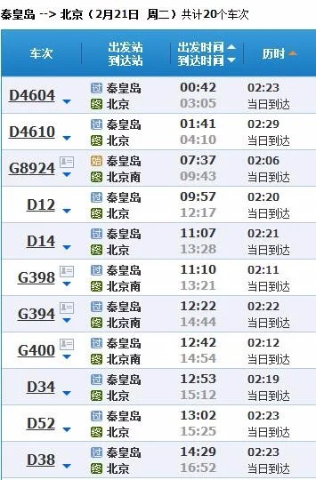 秦皇岛高铁站到北京怎么走(秦皇岛至北京高铁)3