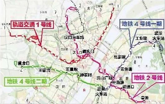 武汉地铁6号线延长线在什么时候通车（武汉轨道交通6号线三期期）4