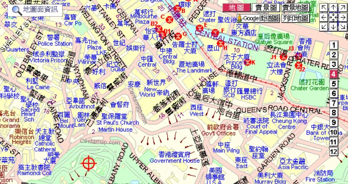 香港维多利亚港哪个地铁站下车（中环地铁d出口）2