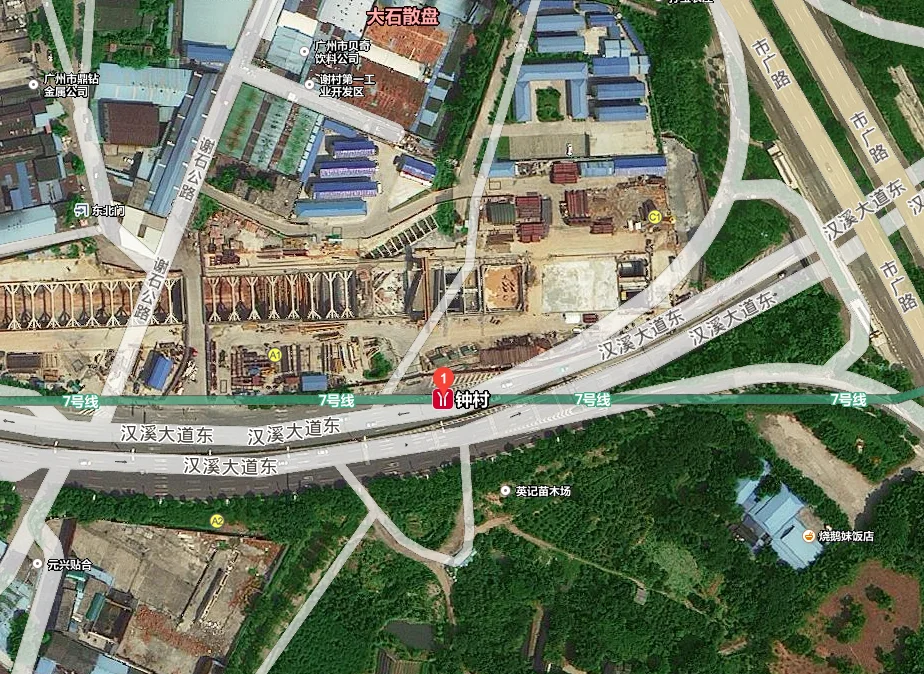 广州市番禺区有那些地铁站（广州番禺钟村地铁）2