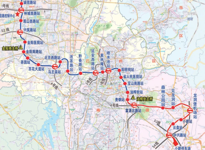 贵阳地铁2号线的站点具体位置（贵阳地铁2号线各站点出口）3