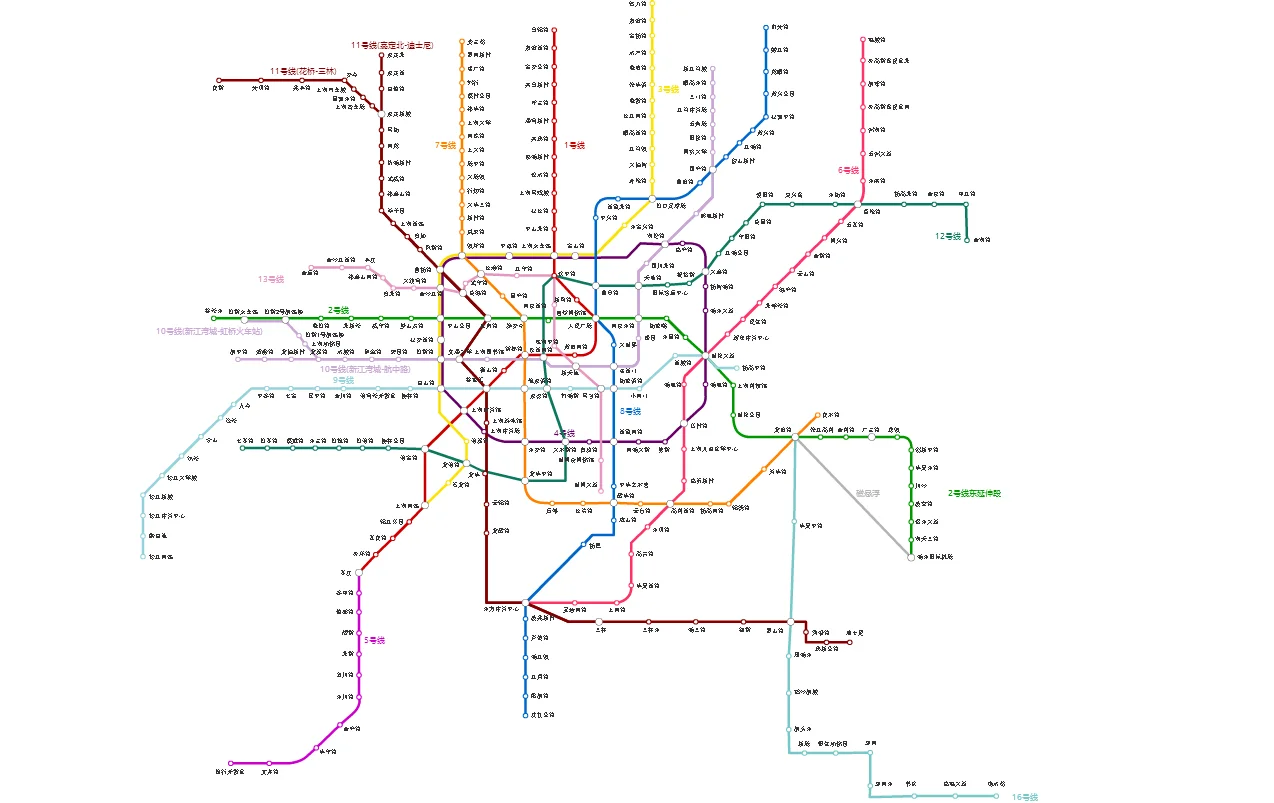 上海地铁共有几条线路（2016年上海地铁几条线）2