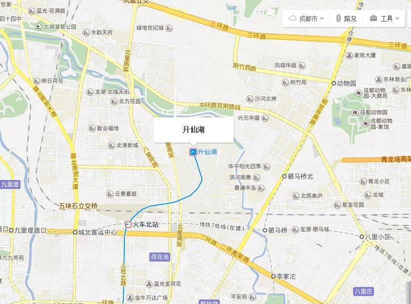成都地铁七号线站名（成都市7号地铁站距海桐街路线）2