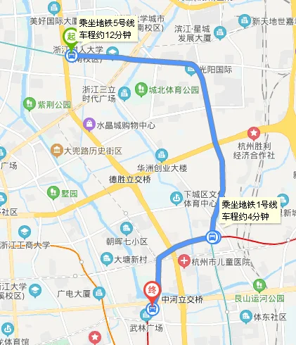 杭州地铁5号线的站点设置（拱宸桥地铁站规划）