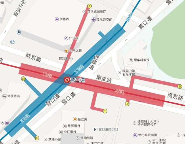 天津站地铁站有几个出口(天津地铁和平路站e口图片)2