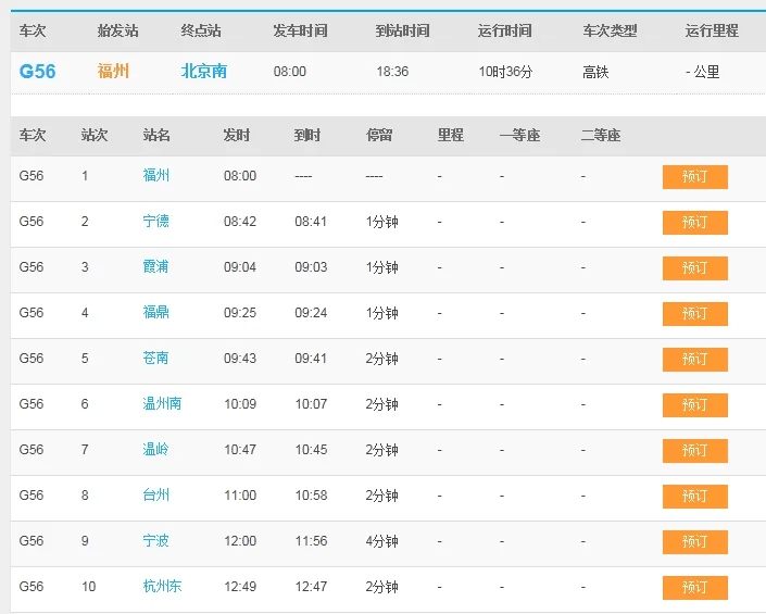 G56次高铁几点到曲阜东（g56高铁途经站点）