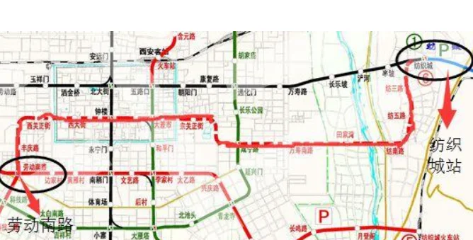 西安地铁3号线在哪一站转乘一号线(西安地铁3号线与1号线)4