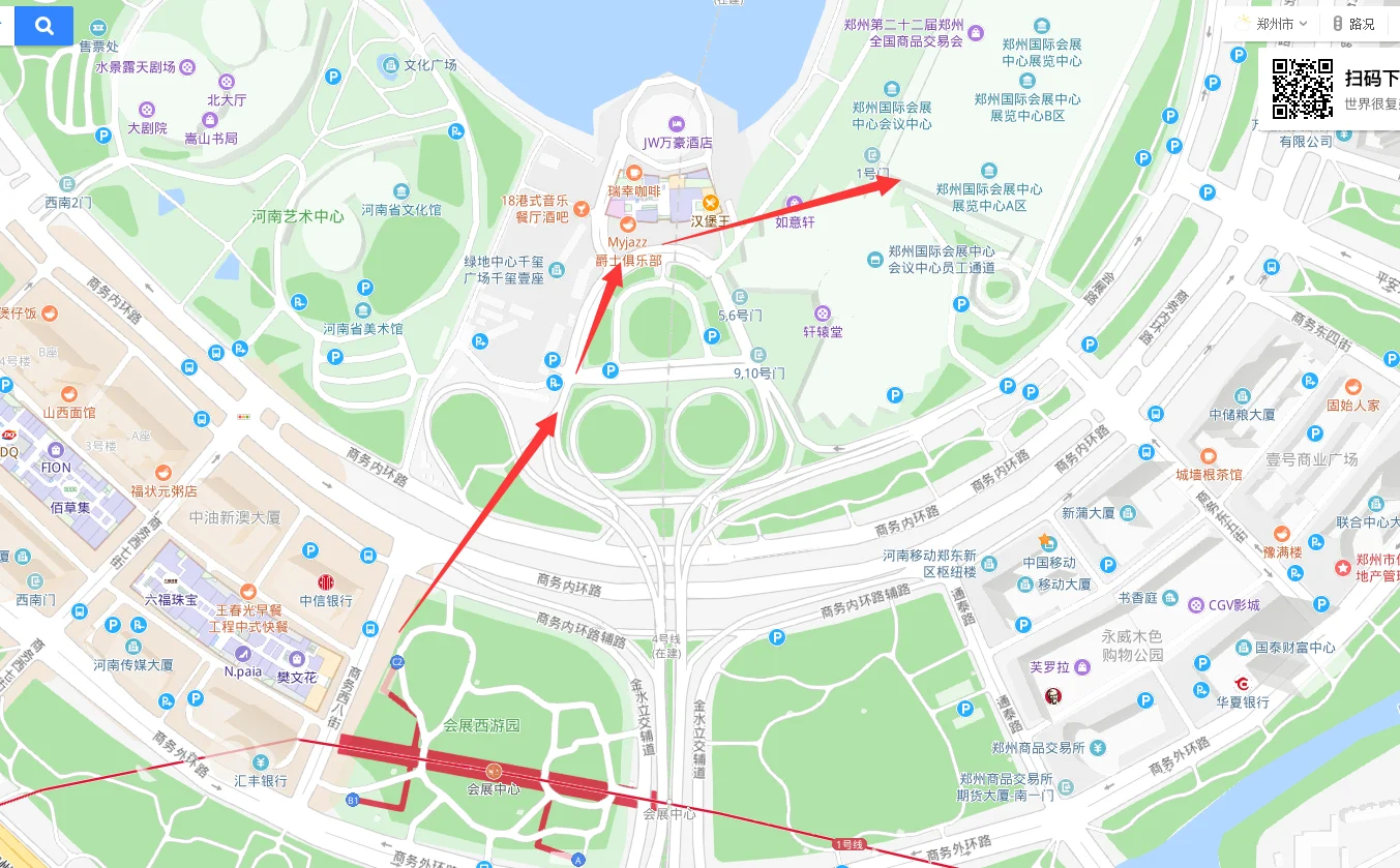 郑州地铁1号线二七广场站出站口有几个（郑州地铁一号线会展中心站出口）4