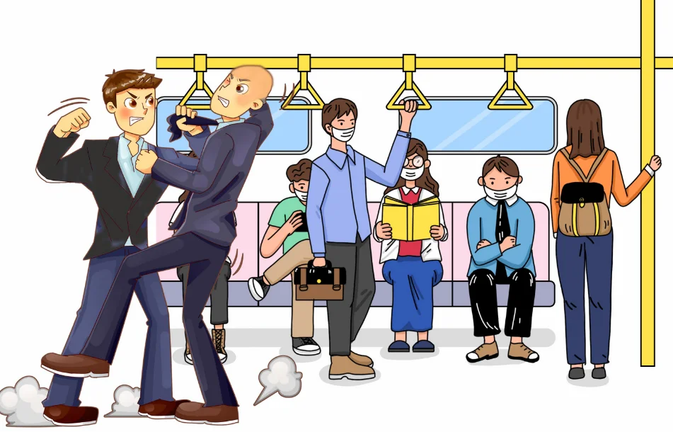 上海地铁内两女子互殴发生矛盾的主要原因是什么（上海地铁争执）5